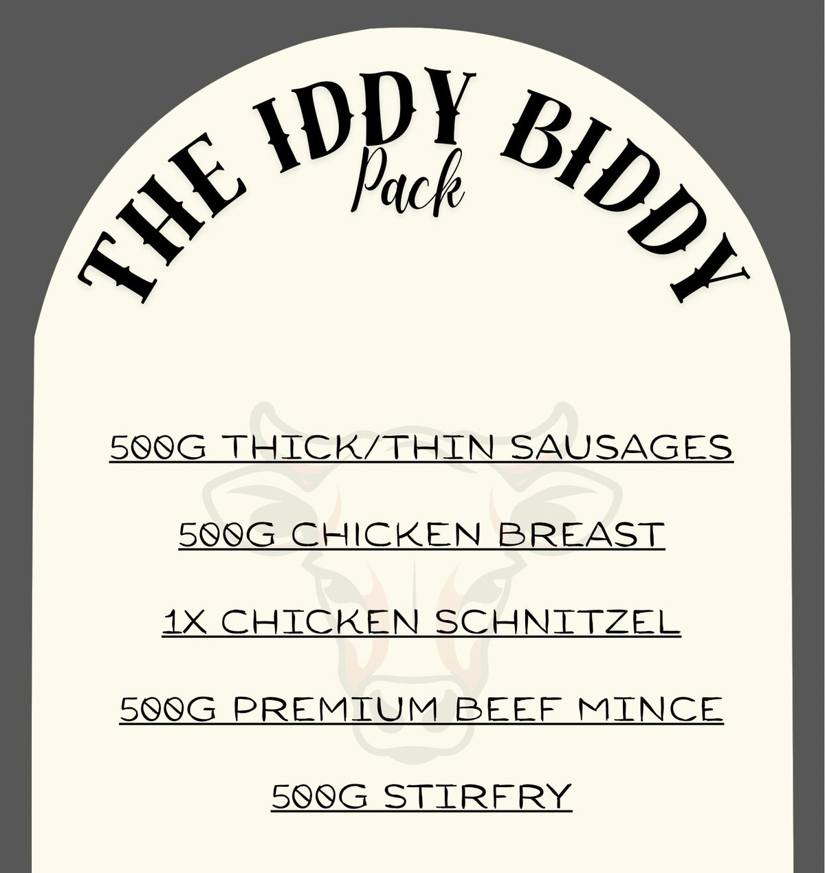 Meat pack - Iddy Biddy Pack