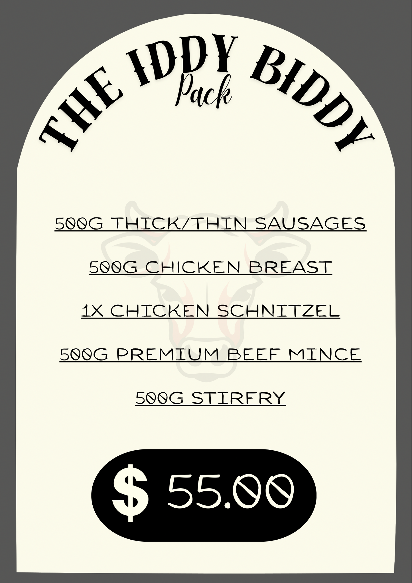 Meat pack - Iddy Biddy Pack